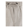 Brioni Gray Linen Casual Pants Brioni