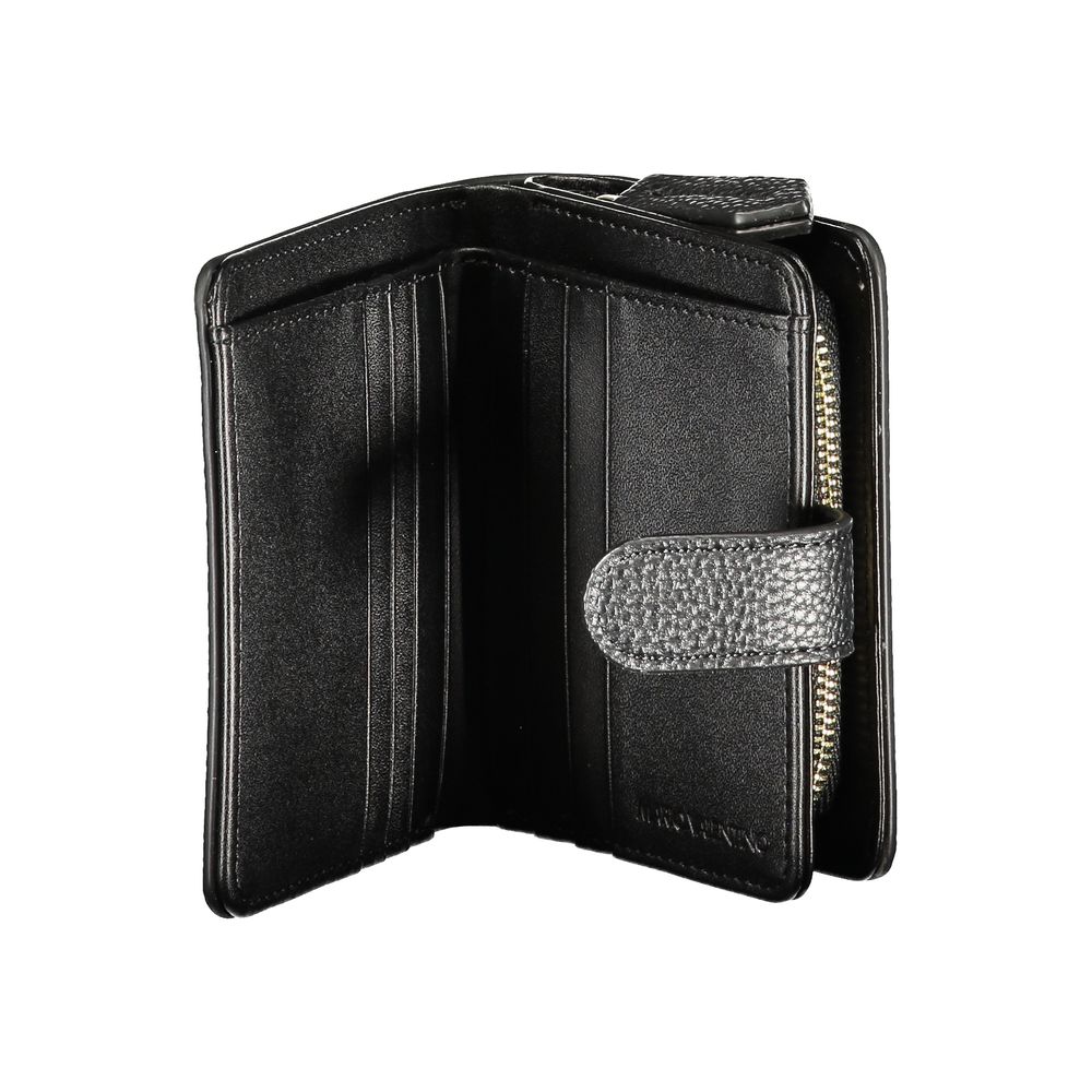 Mario Valentino Black Polyurethane Women Wallet Mario Valentino