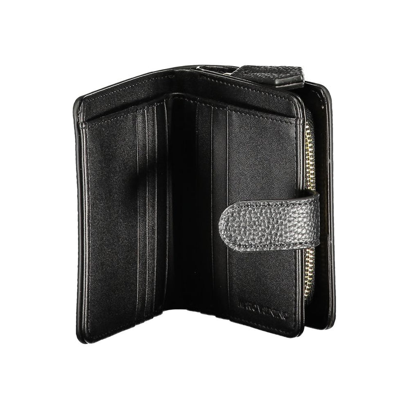 Mario Valentino Black Polyurethane Women Wallet Mario Valentino