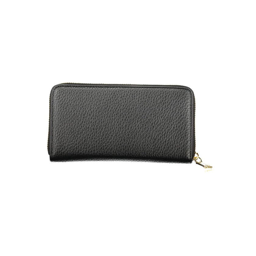 Mario Valentino Black Polyurethane Women Wallet Mario Valentino