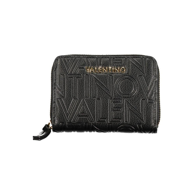 Mario Valentino Black Polyurethane Women Wallet Mario Valentino