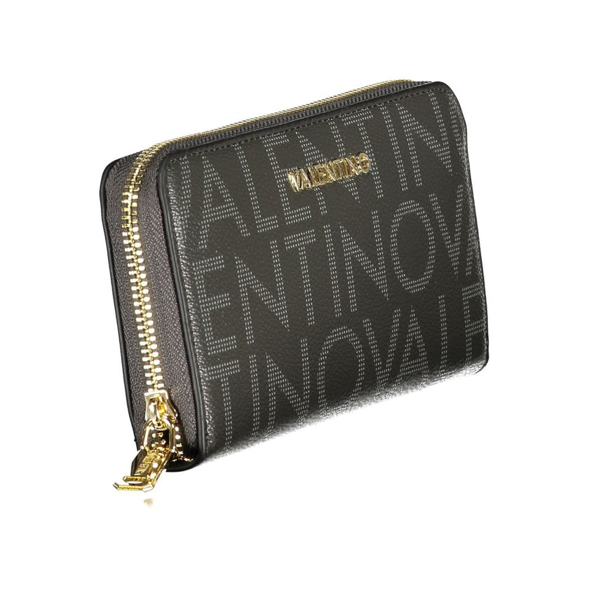 Mario Valentino Black Polyurethane Women Wallet Mario Valentino