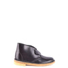 Clarks Black Leather Lace-Up Boots Clarks