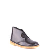 Clarks Black Leather Lace-Up Boots Clarks