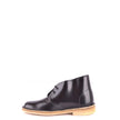 Clarks Black Leather Lace-Up Boots Clarks