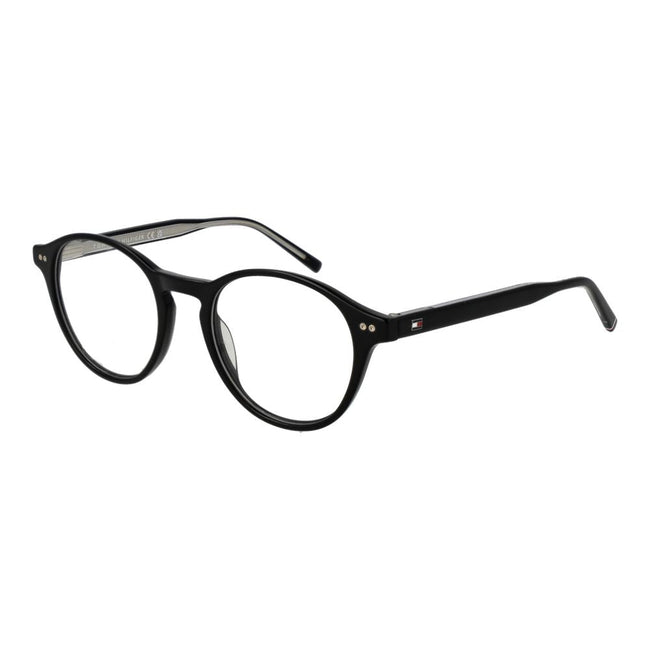 Tommy Hilfiger Black Acetate Glasses (Frames) Tommy Hilfiger