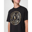 Versace Jeans Black Cotton T-Shirt Versace Jeans
