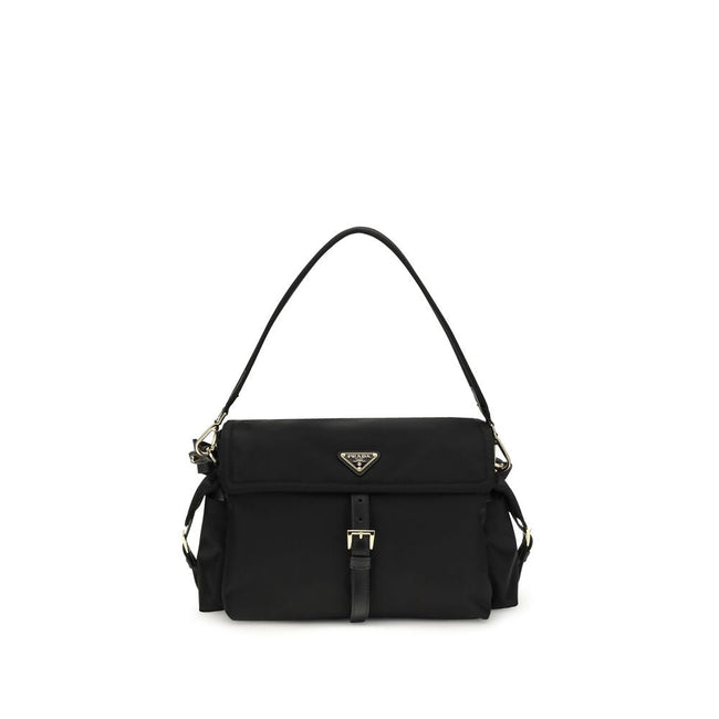 Prada Black Recycled Polyamide Shoulder Bag Prada
