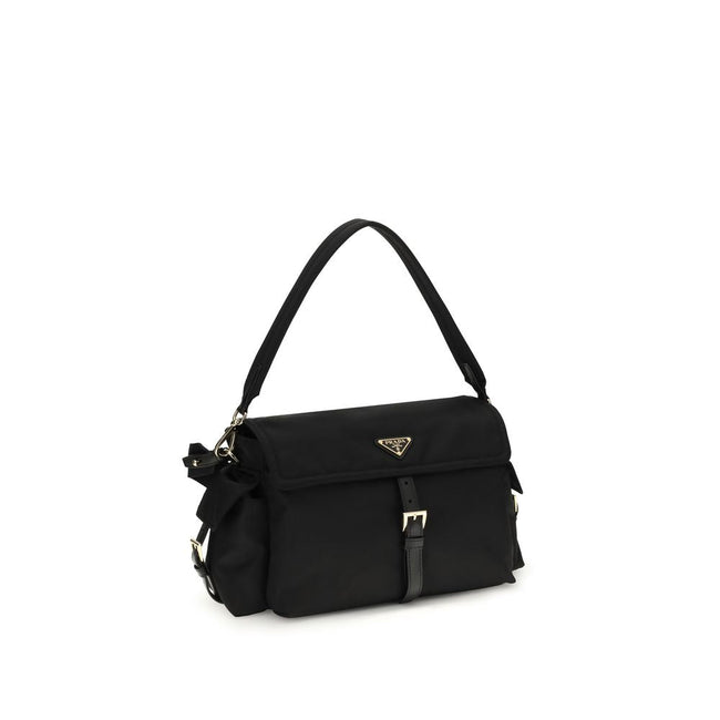 Prada Black Recycled Polyamide Shoulder Bag Prada