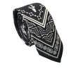 Dolce & Gabbana Black And White Silk Tie Dolce & Gabbana