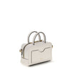 Versace White Calf Leather Bos Taurus Handbag Versace