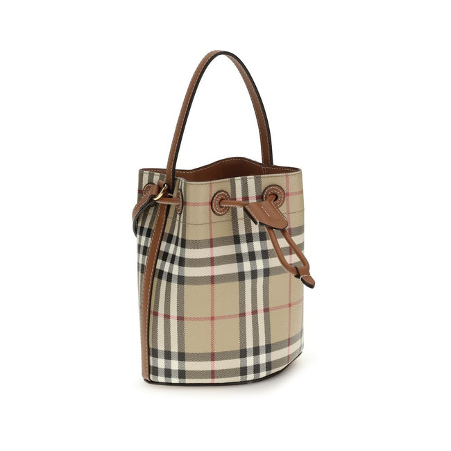 Burberry Beige Polyethylene Backet Bag Burberry