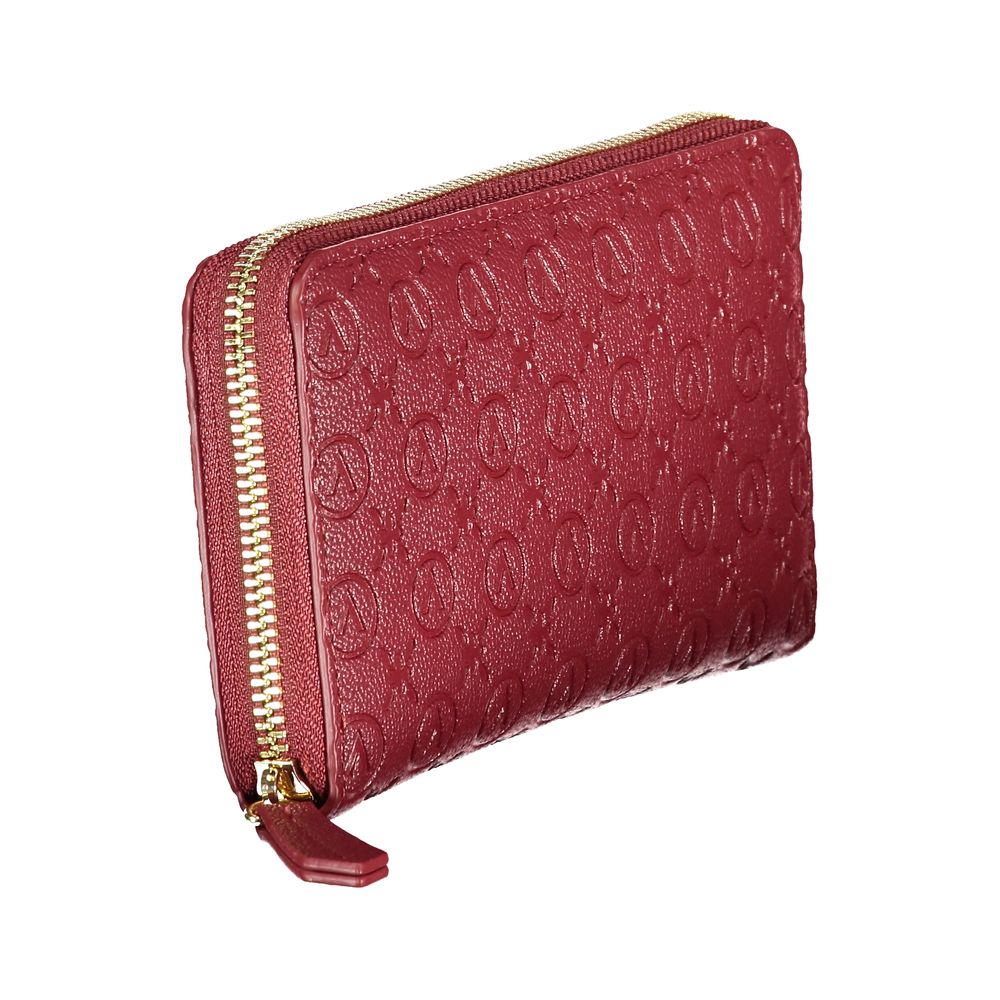 Mario Valentino Rosso Polyurethane Women Wallet Mario Valentino