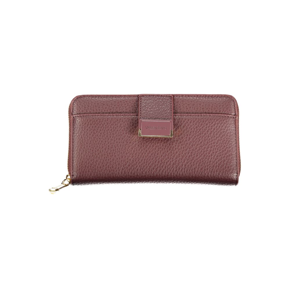 Mario Valentino Rosso Polyurethane Women Wallet Mario Valentino