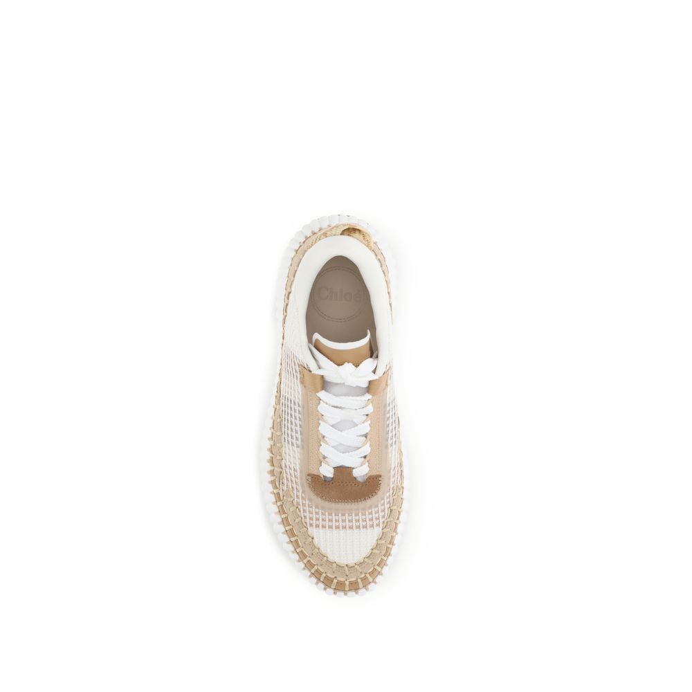 Chloé Beige Rubber Chunky Sneakers Chloé