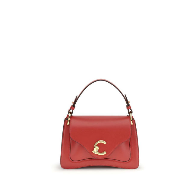 Coccinelle Red Calf Leather Bos Taurus Handbag Coccinelle