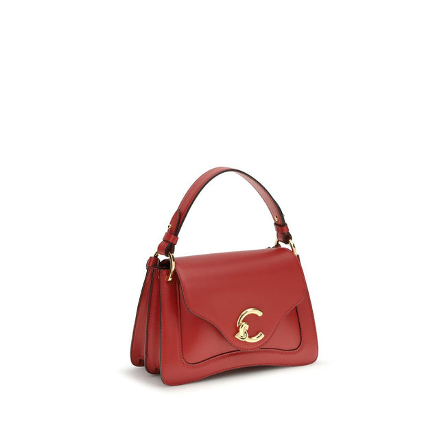 Coccinelle Red Calf Leather Bos Taurus Handbag Coccinelle