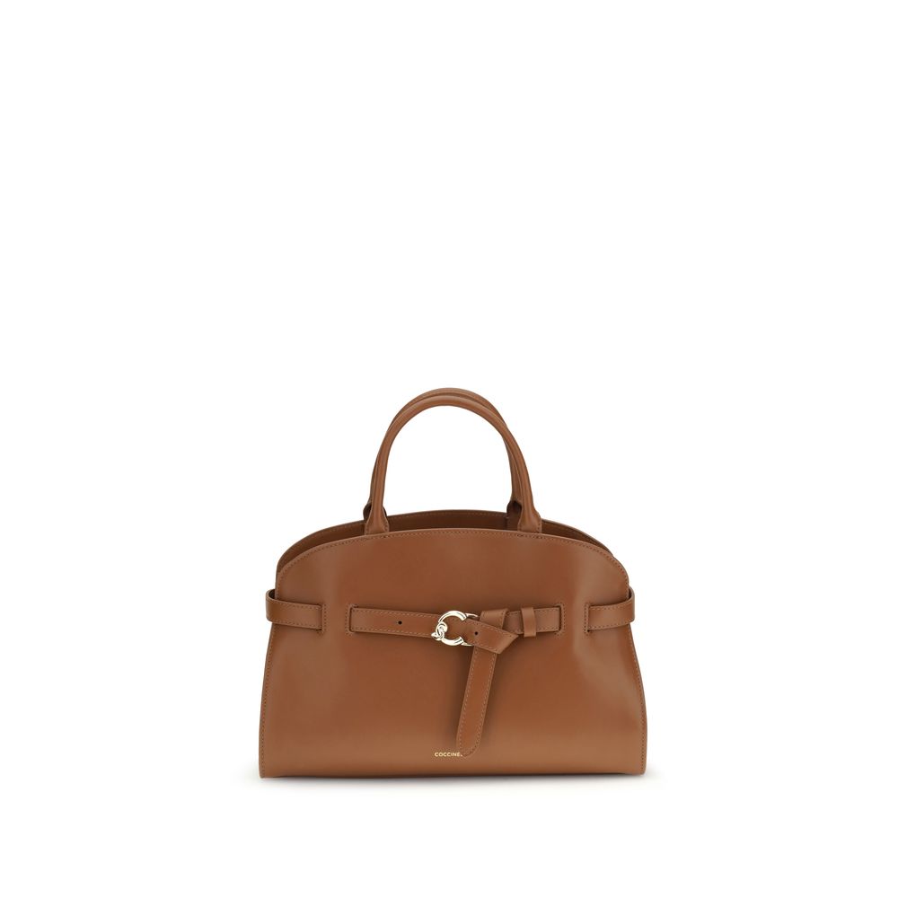 Coccinelle Brown Calf Leather Bos Taurus Handbag Coccinelle