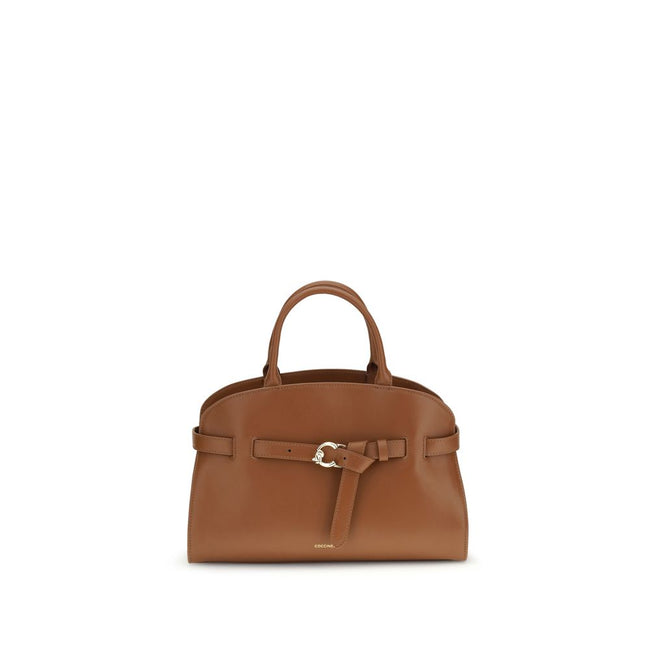 Coccinelle Brown Calf Leather Bos Taurus Handbag Coccinelle