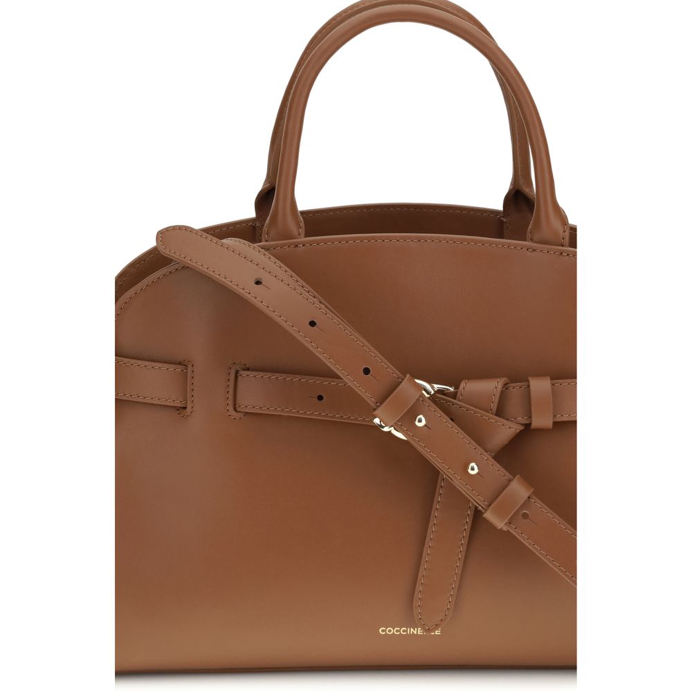 Coccinelle Brown Calf Leather Bos Taurus Handbag Coccinelle