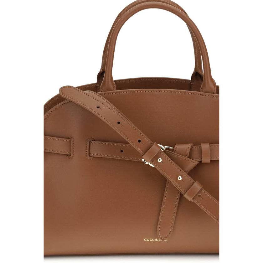Coccinelle Brown Calf Leather Bos Taurus Handbag Coccinelle