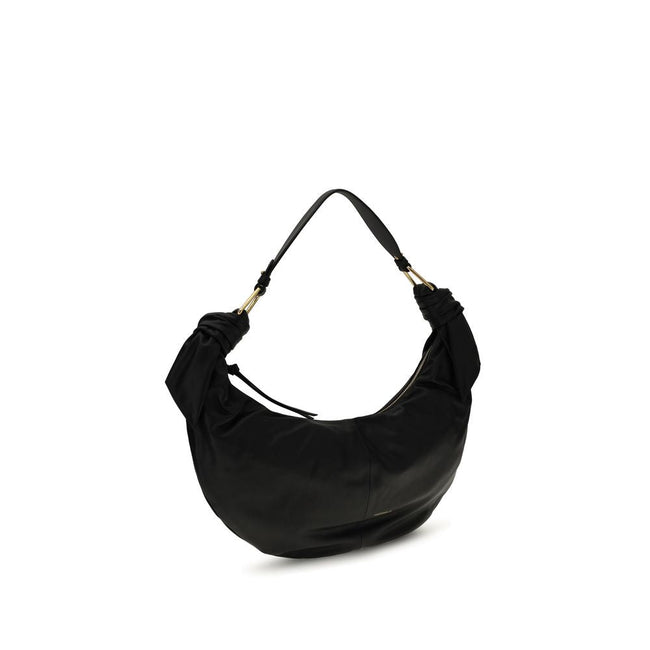 Coccinelle Black Calf Leather Bos Taurus Shoulder Bag Coccinelle
