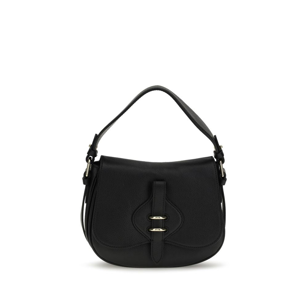 Coccinelle Black Calf Leather Bos Taurus Handbag Coccinelle