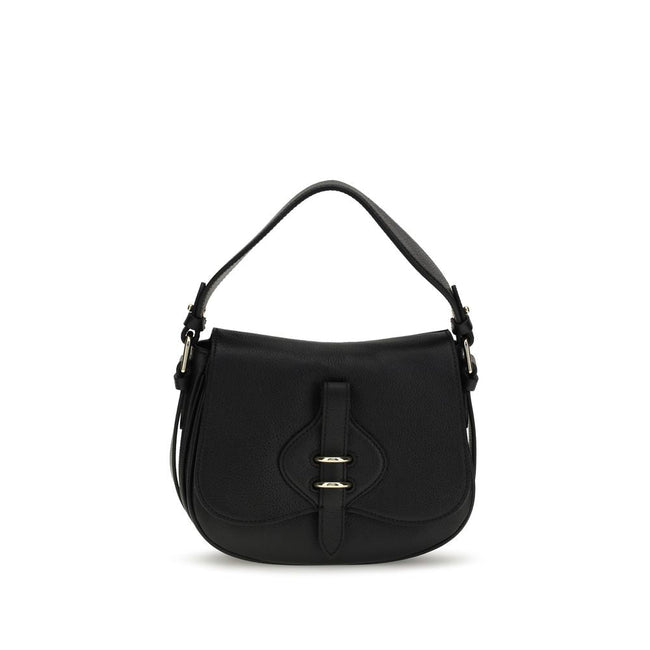Coccinelle Black Calf Leather Bos Taurus Handbag Coccinelle
