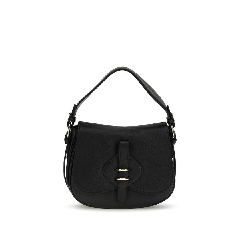 Coccinelle Black Calf Leather Bos Taurus Handbag Coccinelle