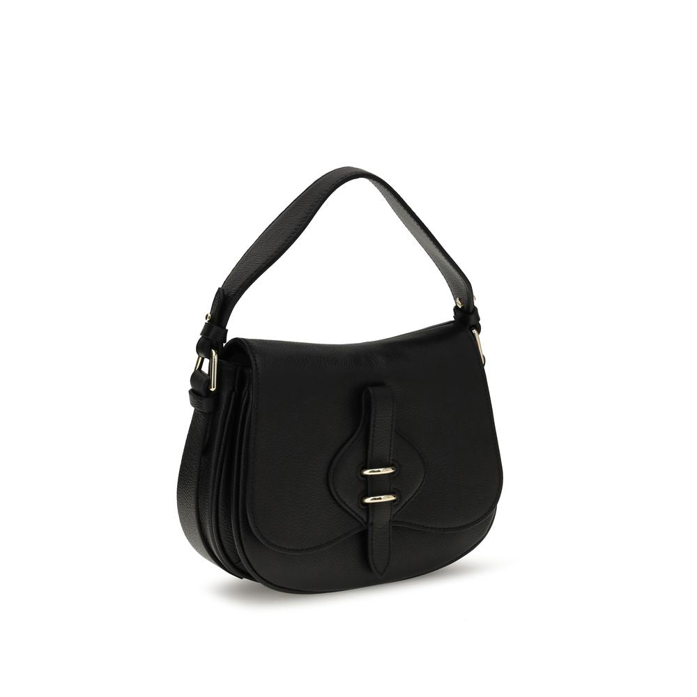 Coccinelle Black Calf Leather Bos Taurus Handbag Coccinelle