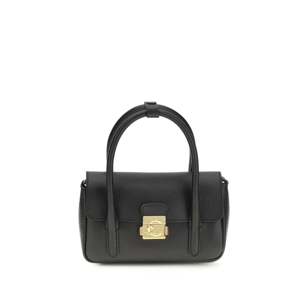 Coccinelle Black Calf Leather Bos Taurus Handbag Coccinelle