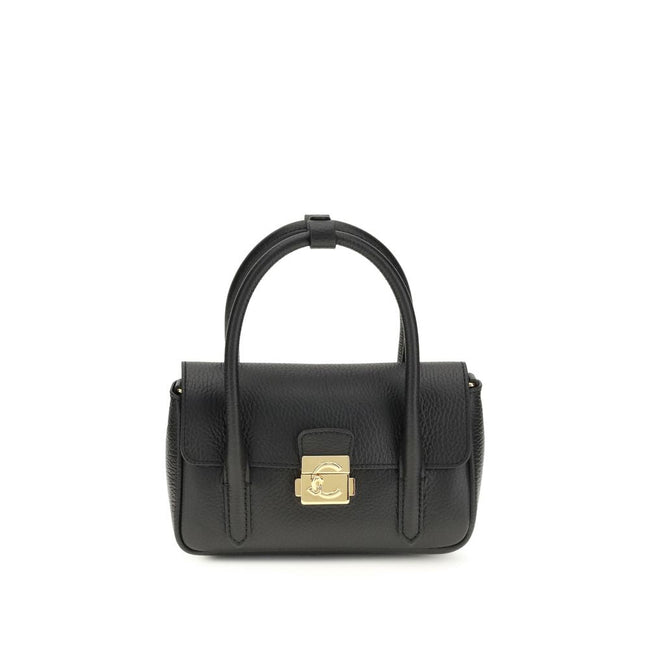 Coccinelle Black Calf Leather Bos Taurus Handbag Coccinelle