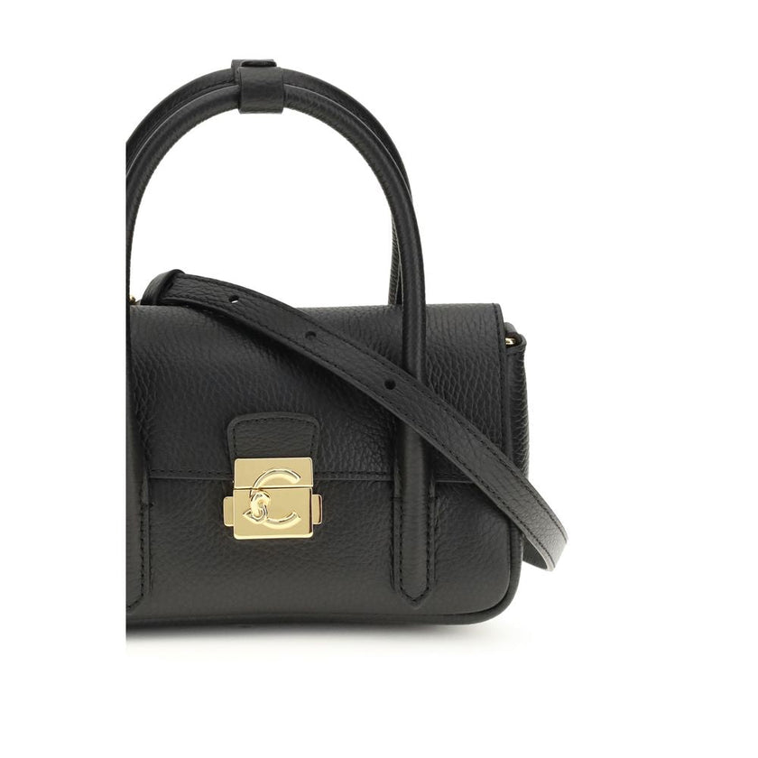 Coccinelle Black Calf Leather Bos Taurus Handbag Coccinelle