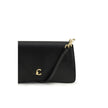 Coccinelle Black Calf Leather Bos Taurus Clutch Bag Coccinelle