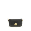 Coccinelle Black Calf Leather Bos Taurus Shoulder Bag Coccinelle