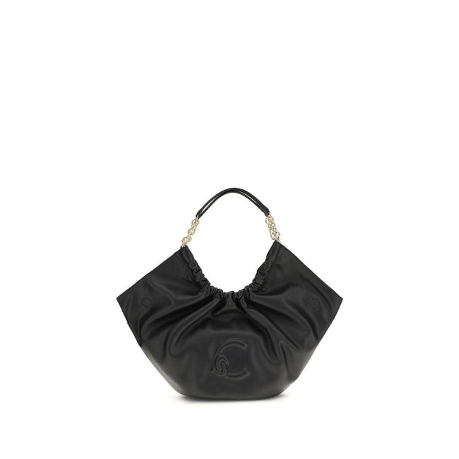 Coccinelle Black Calf Leather Bos Taurus Shoulder Bag Coccinelle