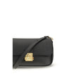 Coccinelle Black Calf Leather Bos Taurus Shoulder Bag Coccinelle