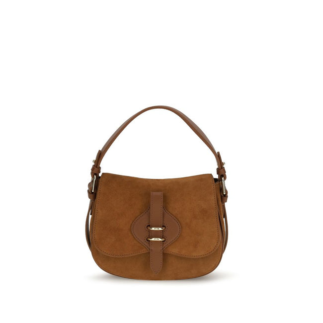 Coccinelle Brown Calf Leather Bos Taurus Handbag Coccinelle