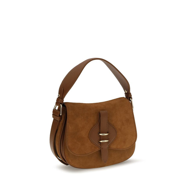 Coccinelle Brown Calf Leather Bos Taurus Handbag Coccinelle