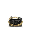 Balmain Black Calf Leather Bos Taurus Shoulder Bag Balmain