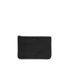 Kiton Black Fabric Clutch Bag Kiton