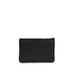 Kiton Black Fabric Clutch Bag Kiton