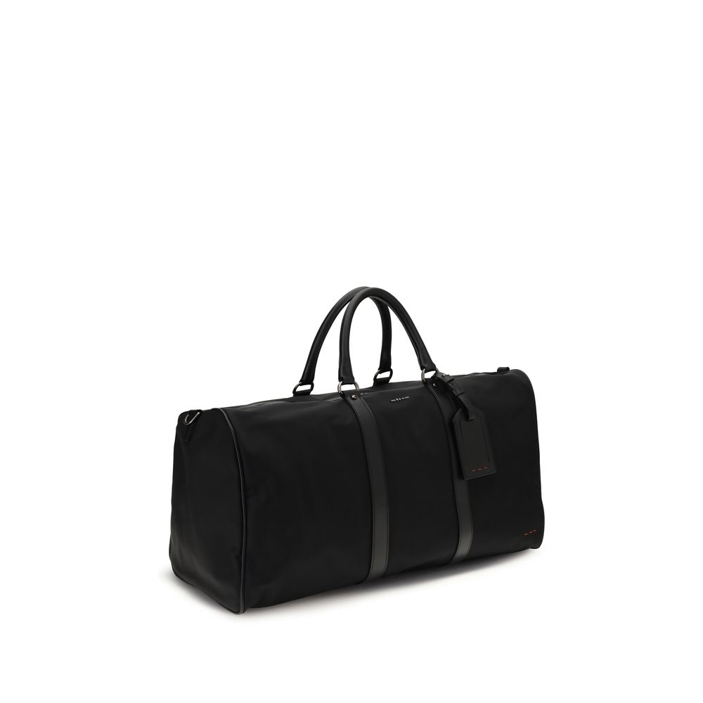 Kiton Black Nylon Luggage And Travel Kiton