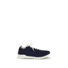 Kiton Blue Cotton Low Top Sneakers Kiton