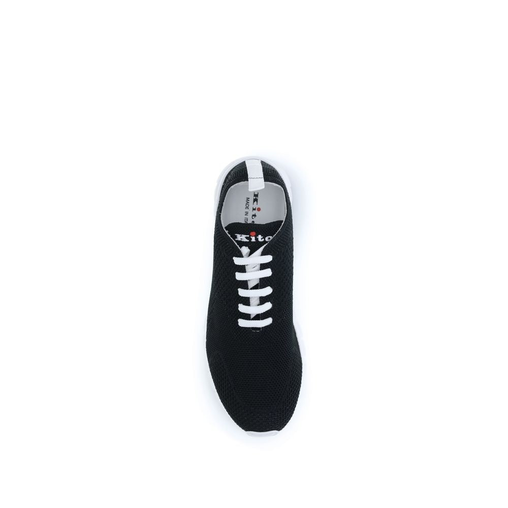 Kiton Black Rubber Athletic Sneakers Kiton