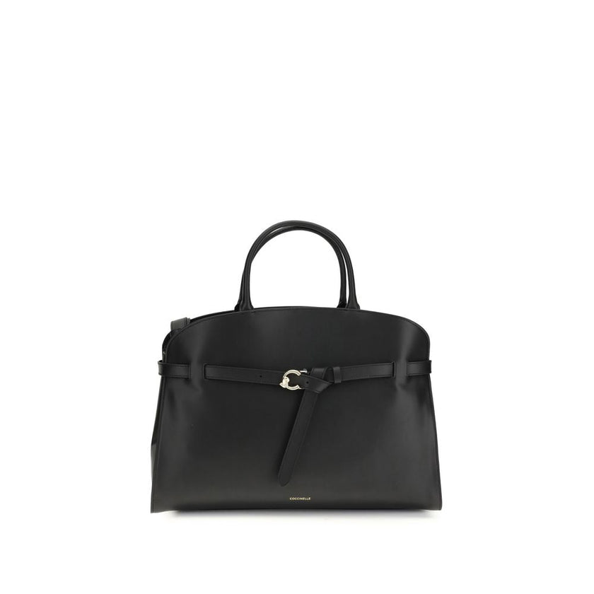 Coccinelle Black Calf Leather Bos Taurus Handbag Coccinelle