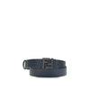Fendi Blue Calf Leather Bos Taurus Regular Belt Fendi