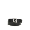 Fendi Black Calf Leather Bos Taurus Regular Belt Fendi