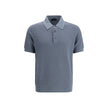 Brioni Light Blue Cotton Polo Shirt Brioni