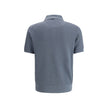 Brioni Light Blue Cotton Polo Shirt Brioni